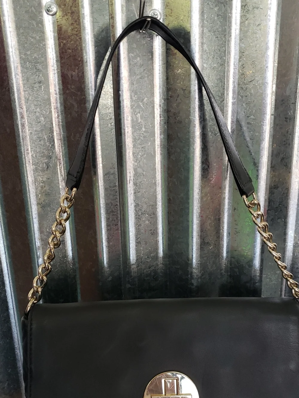 Beautiful kate spade Black Quilted & Smooth Leather Crossbody with Gold Hardware